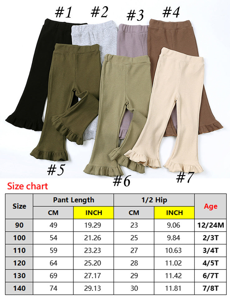 *Pre-Order* Kids Ruffle Flare Pants