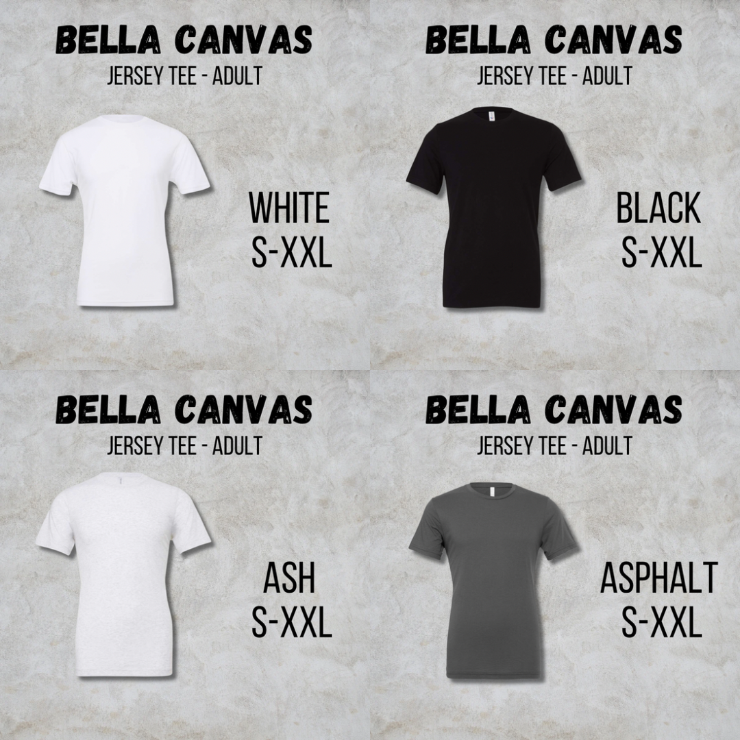 *COLLEGE FOOTBALL* MTO Adult - Bella Canvas - Jersey Tee