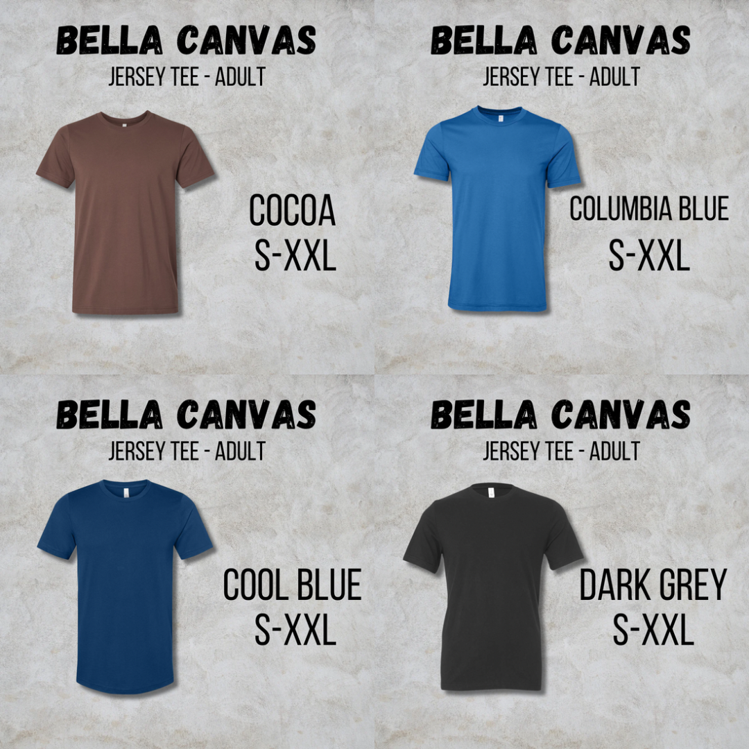 *COLLEGE FOOTBALL* MTO Adult - Bella Canvas - Jersey Tee