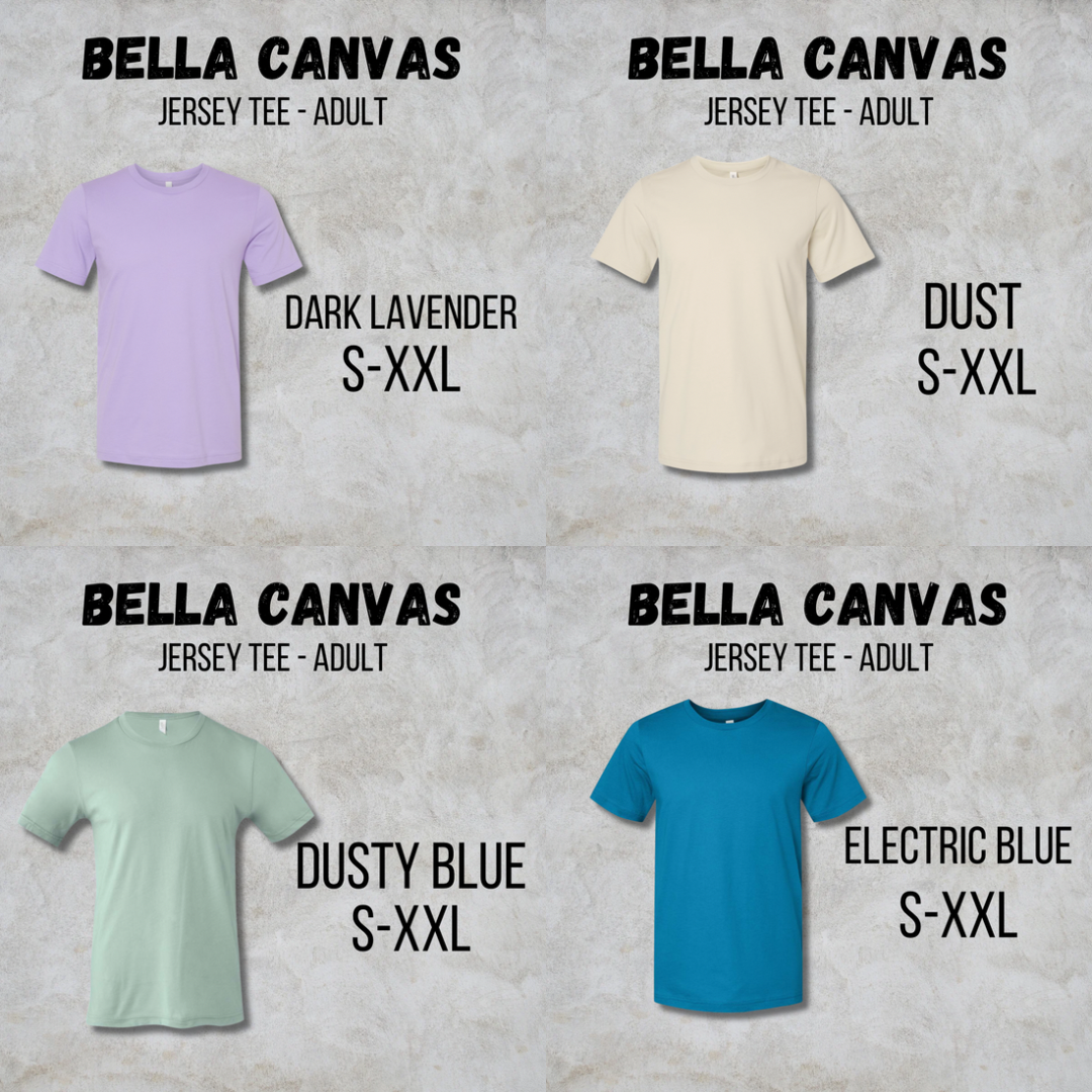 *COLLEGE FOOTBALL* MTO Adult - Bella Canvas - Jersey Tee