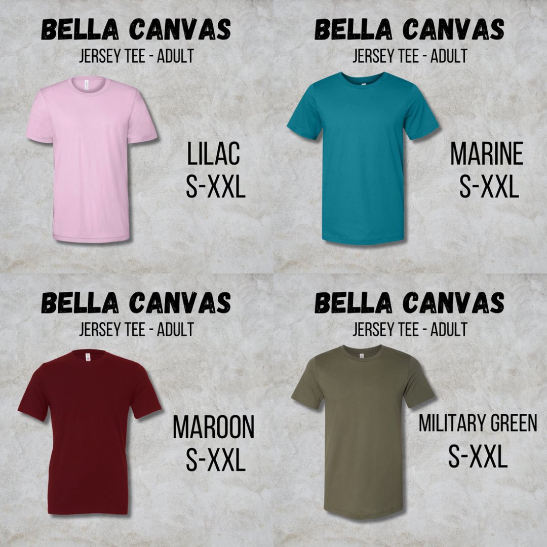 MTO Adult - Bella Canvas - Jersey Tee