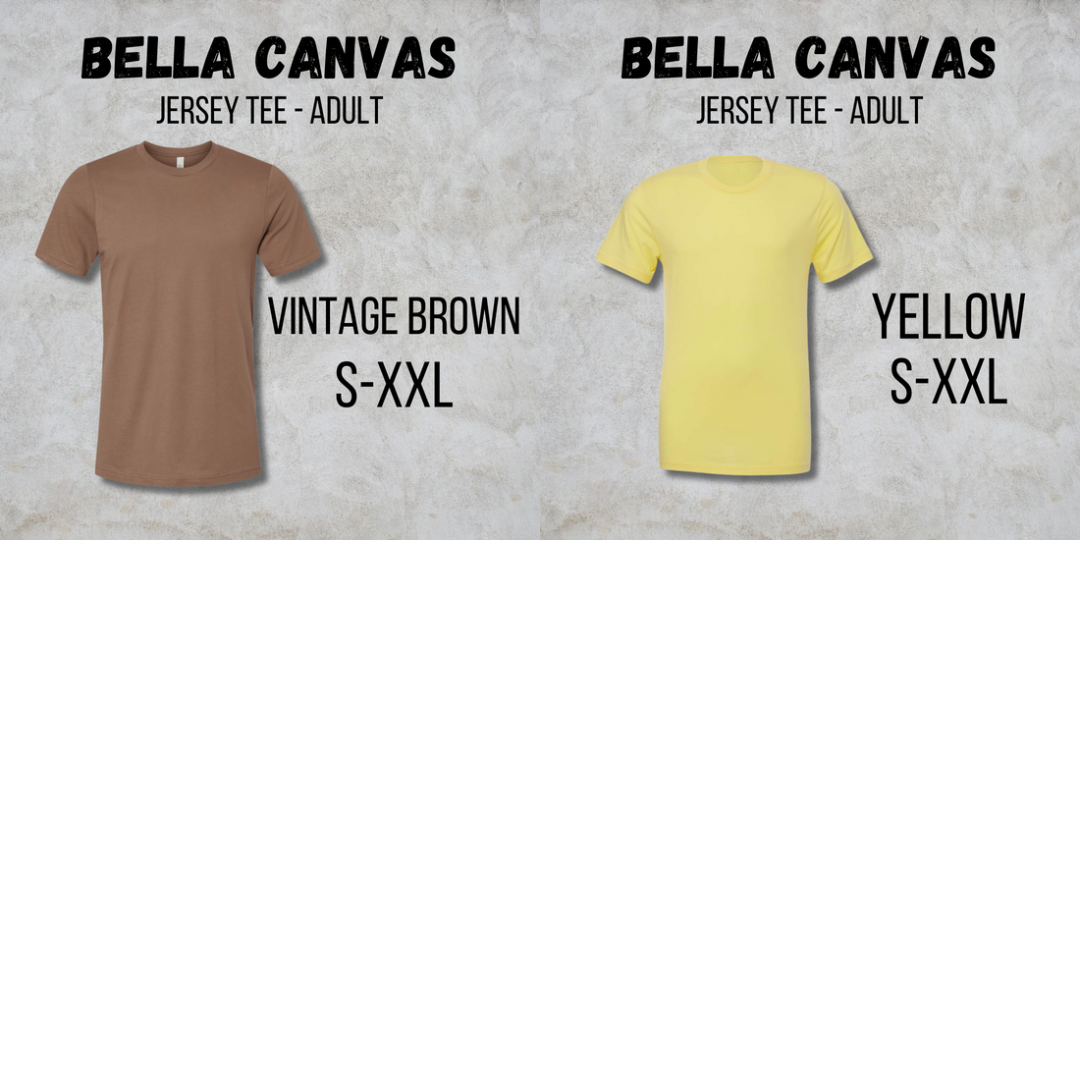 *COLLEGE FOOTBALL* MTO Adult - Bella Canvas - Jersey Tee