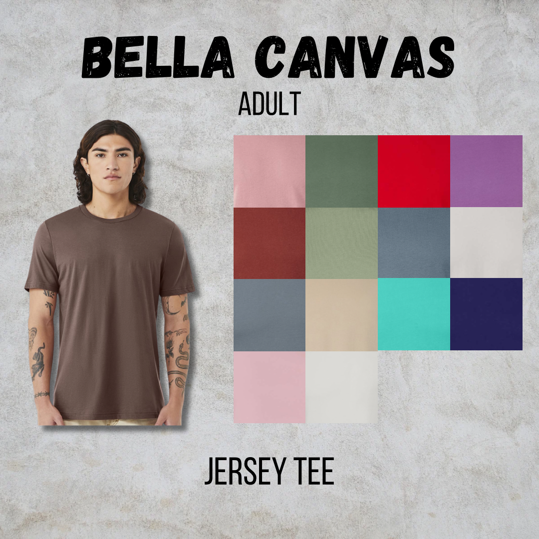 *COLLEGE FOOTBALL* MTO Adult - Bella Canvas - Jersey Tee