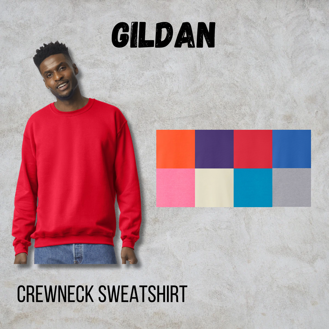 *COLLEGE FOOTBALL* MTO Adult - GILDAN Crewneck