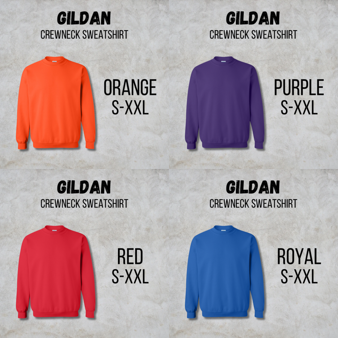 *COLLEGE FOOTBALL* MTO Adult - GILDAN Crewneck
