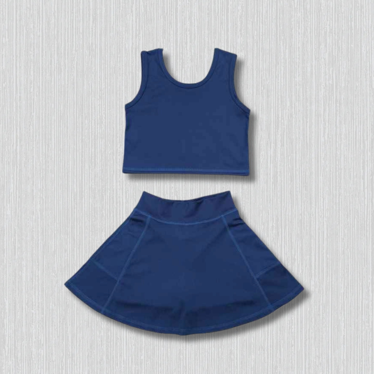 *PRE-ORDER* Athletic - Navy Skirt Set