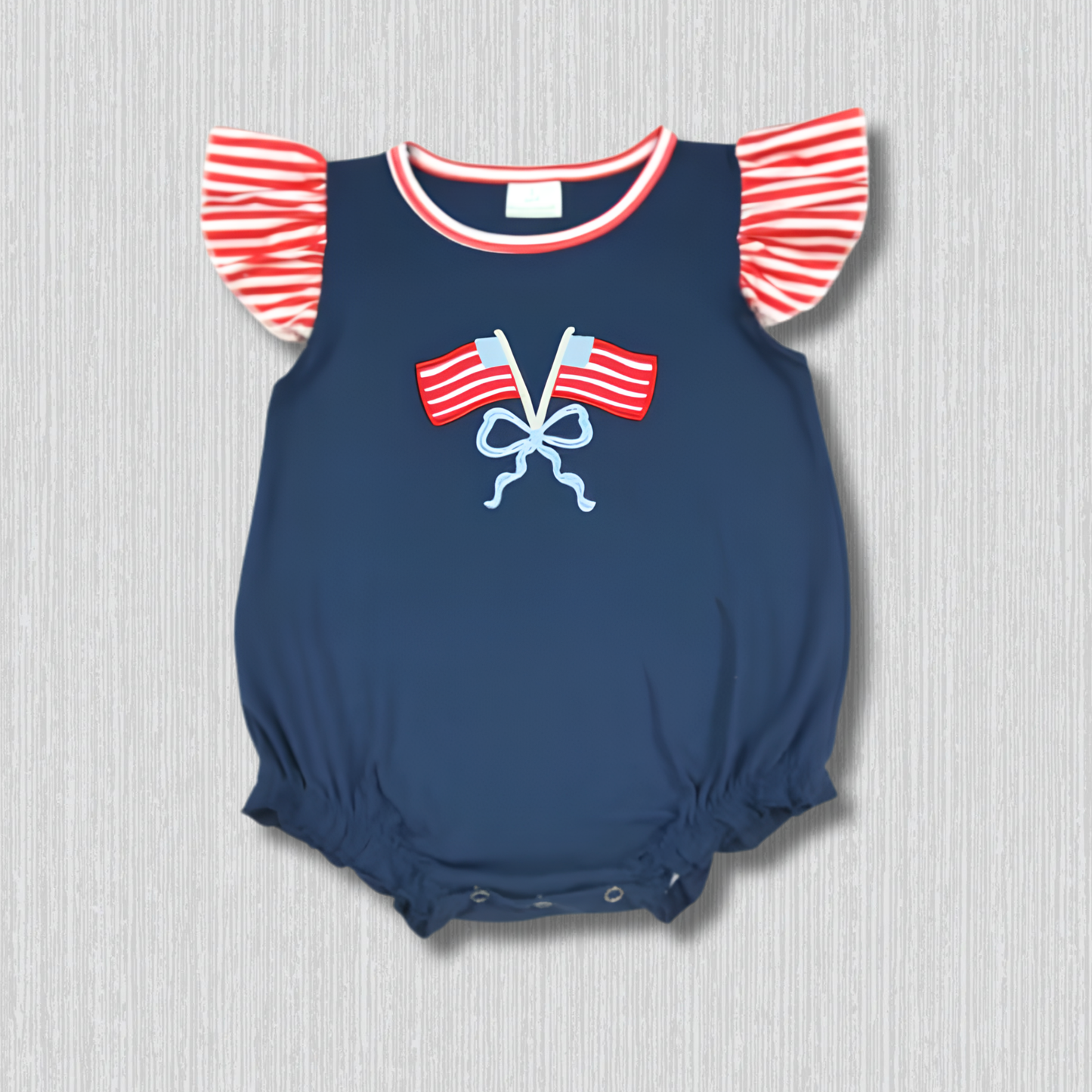 *PRE-ORDER* Patriotic - Flag Ruffle Romper