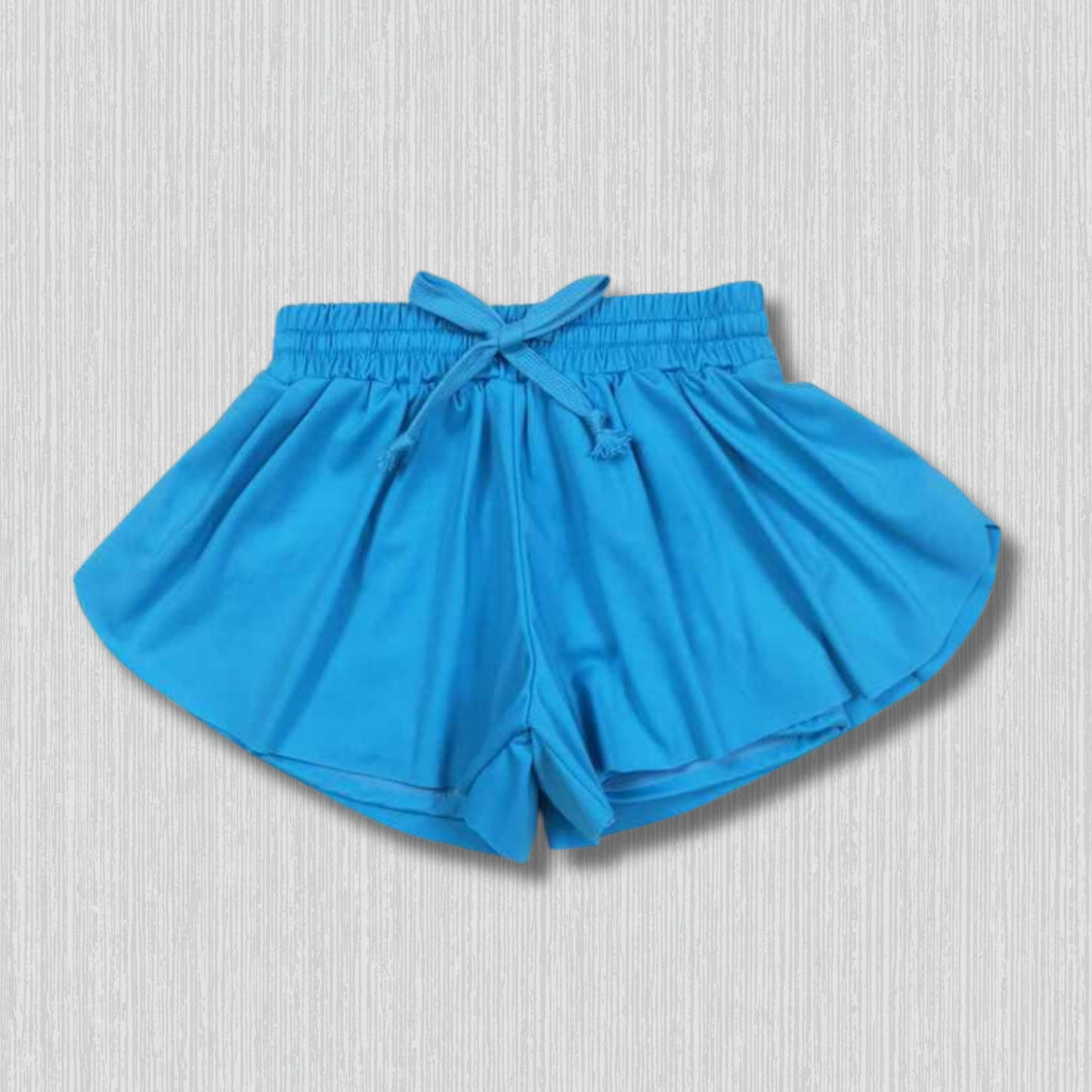 *PRE-ORDER* Athletic - Turquoise Blue Flowy Shorts