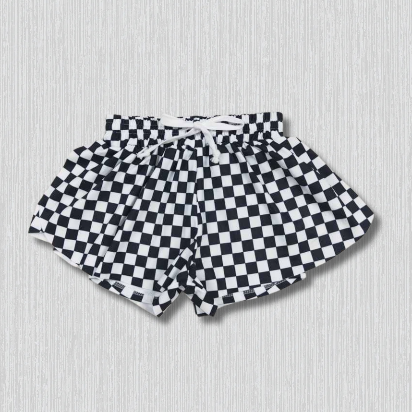 *PRE-ORDER* Athletic - Black Check Flowy Shorts