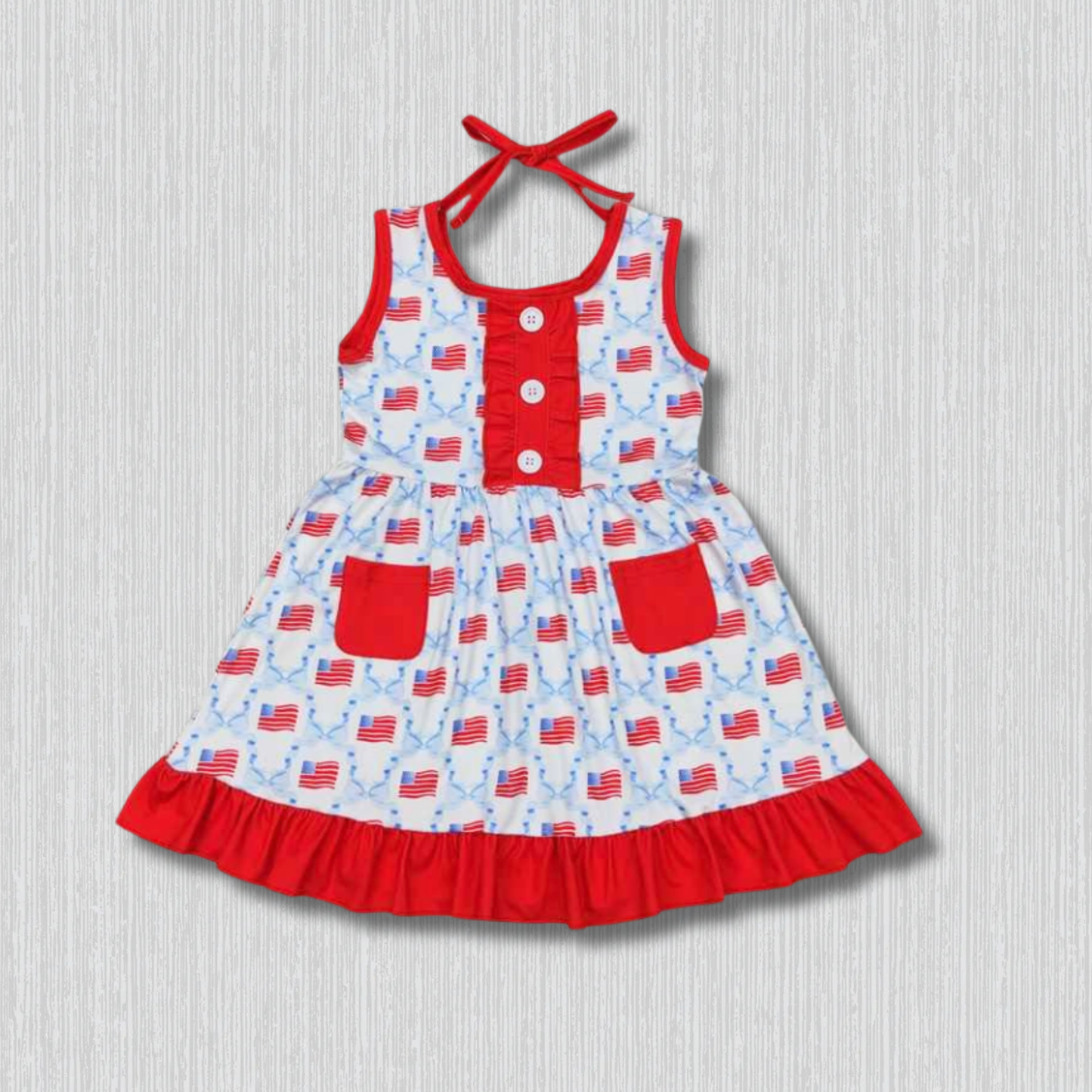 *PRE-ORDER* Patriotic Flag Dress