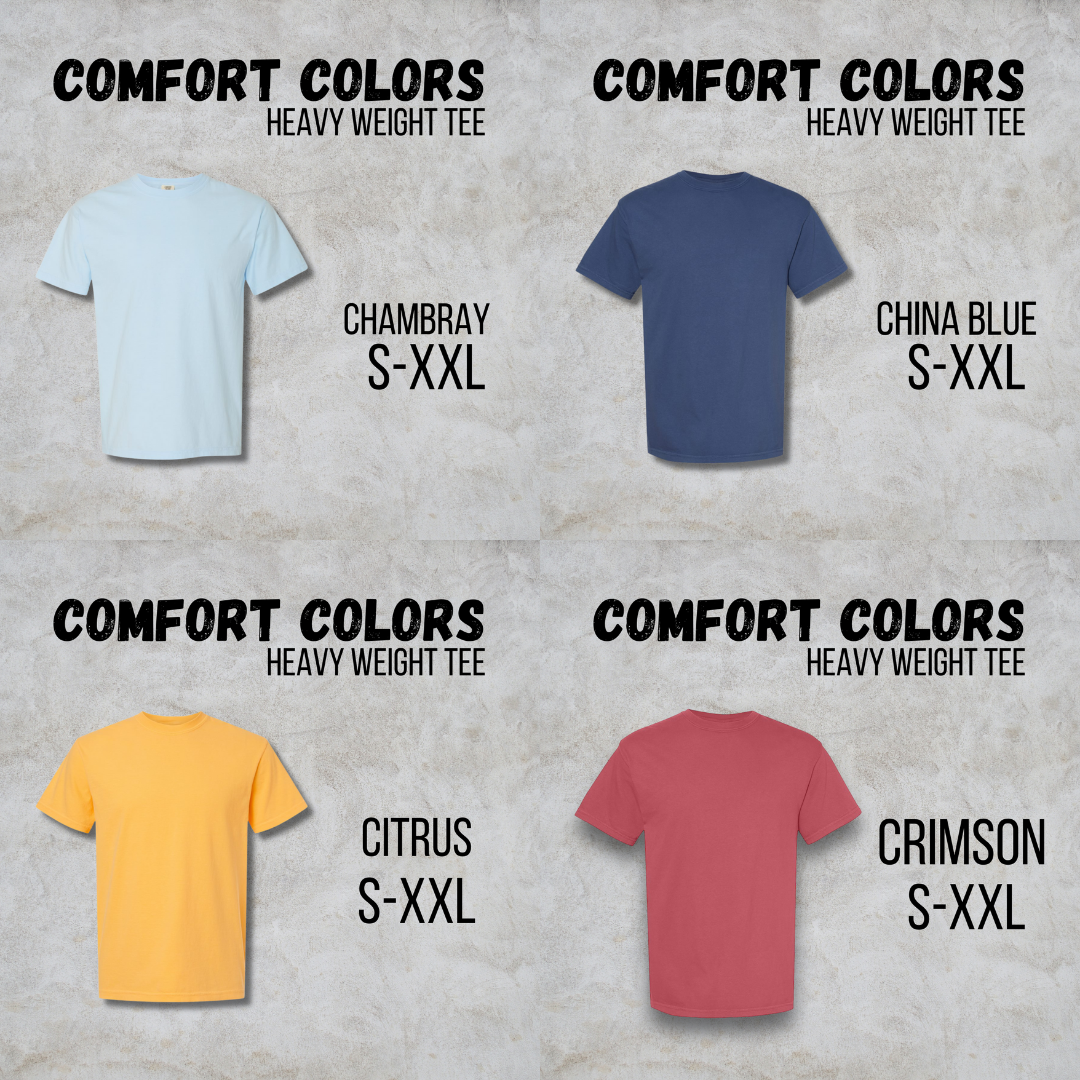 *COLLEGE FOOTBALL* MTO Adult - COMFORT COLORS Tee
