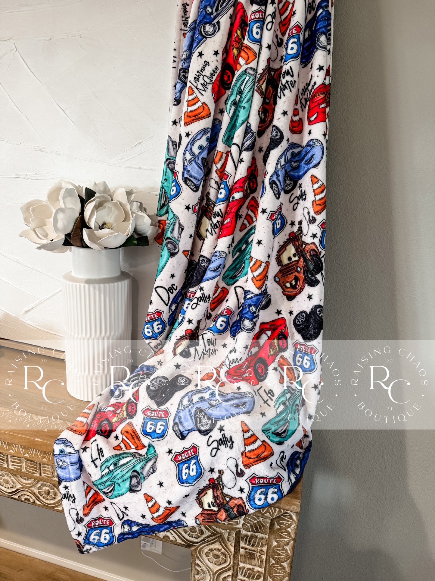 Cars (MWGF812) Plush Blanket - Pre-Order