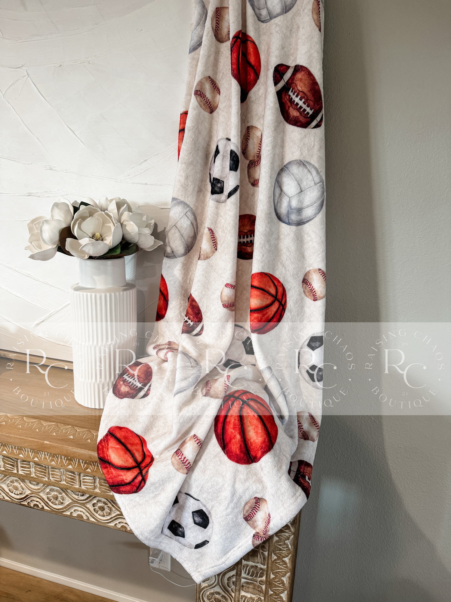 Sports (CRR1461) Plush Blanket - Pre-Order