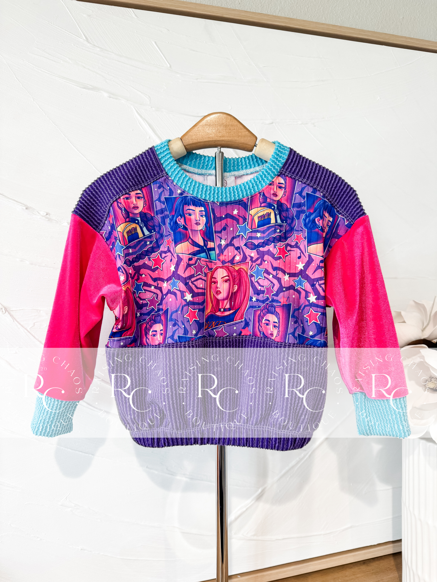 *RTS* KPOP Party Block Pullover