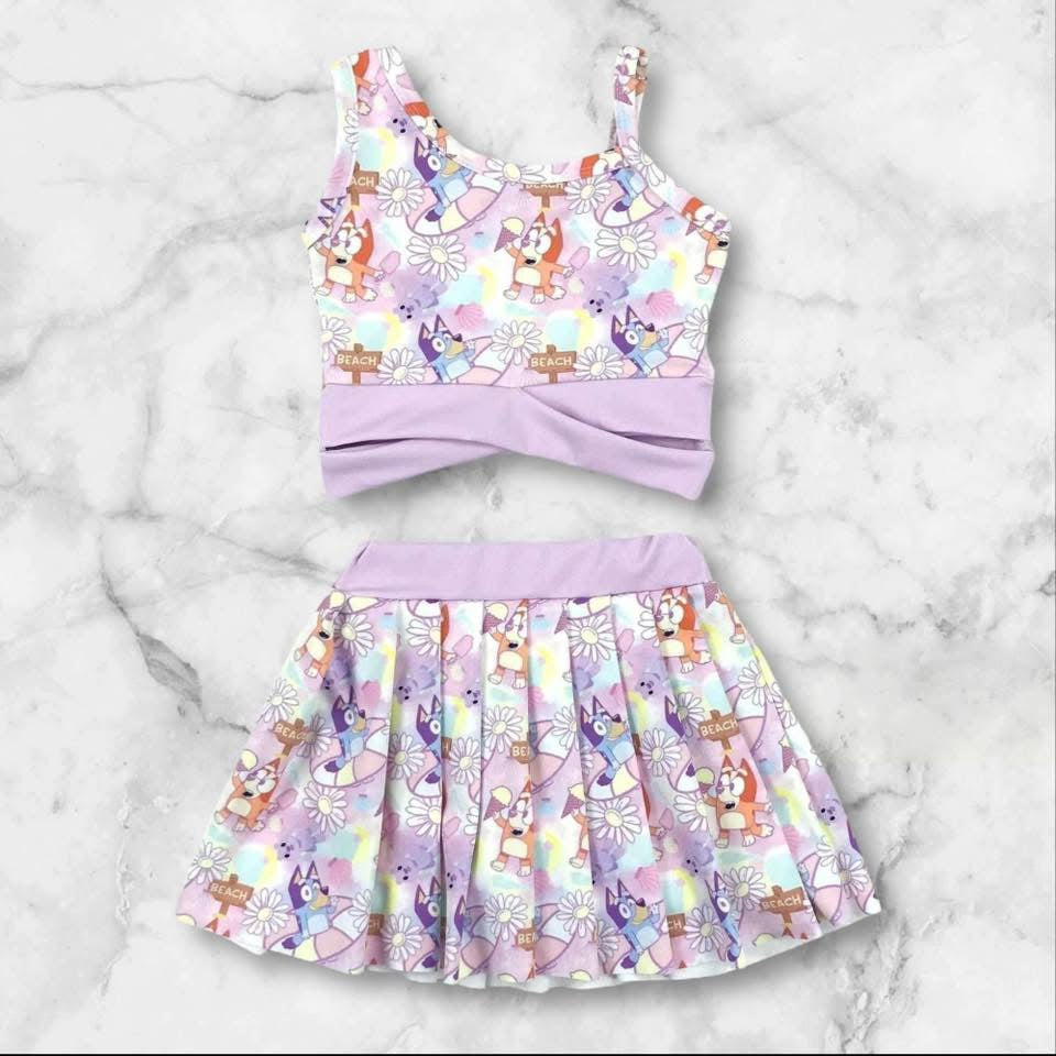 *PRE-ORDER* Heeler Athletic Skort Set