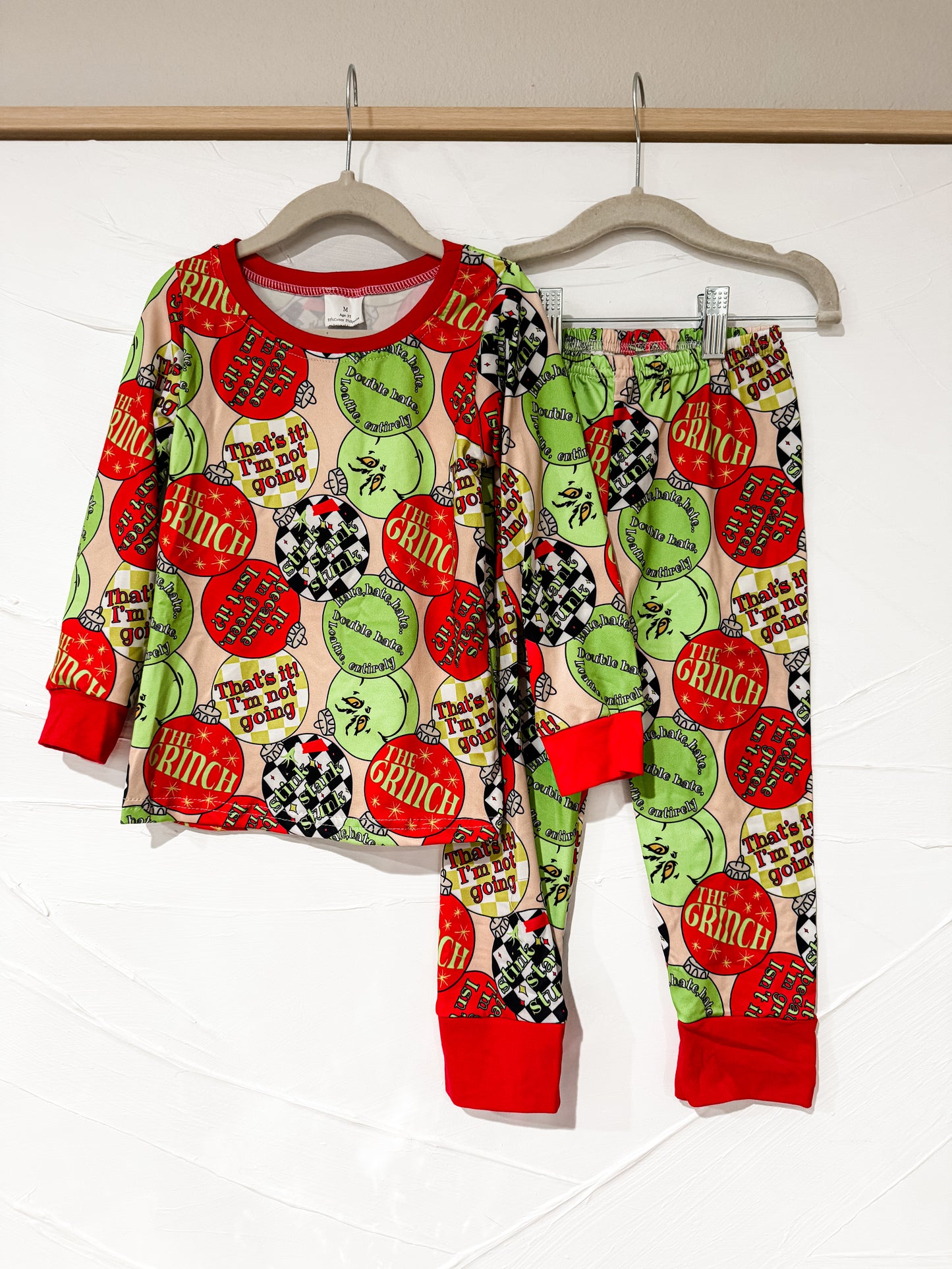 RTS - Grinch Ornaments Lounge Set