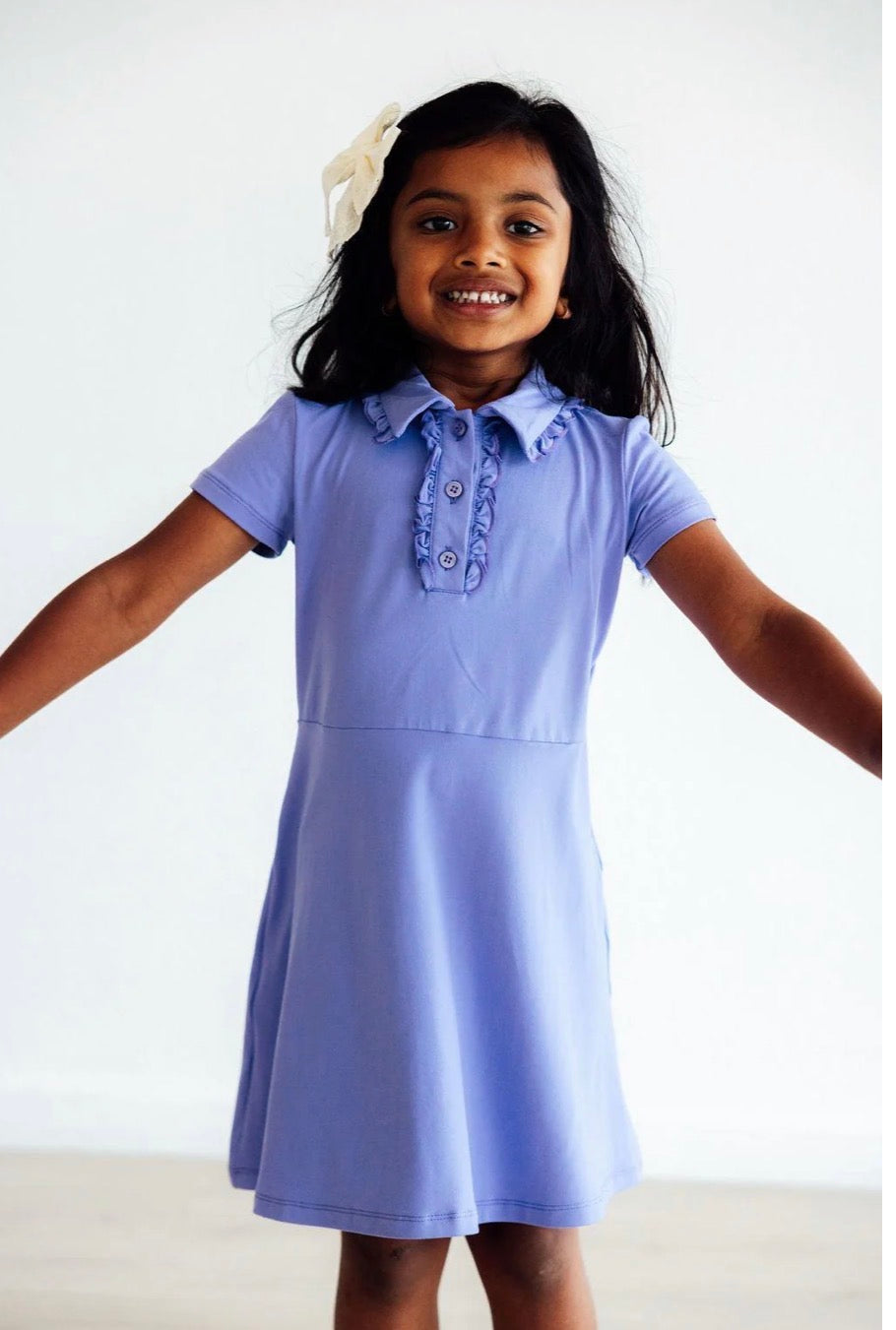 *Pre-Order* Periwinkle S/S Polo Dress