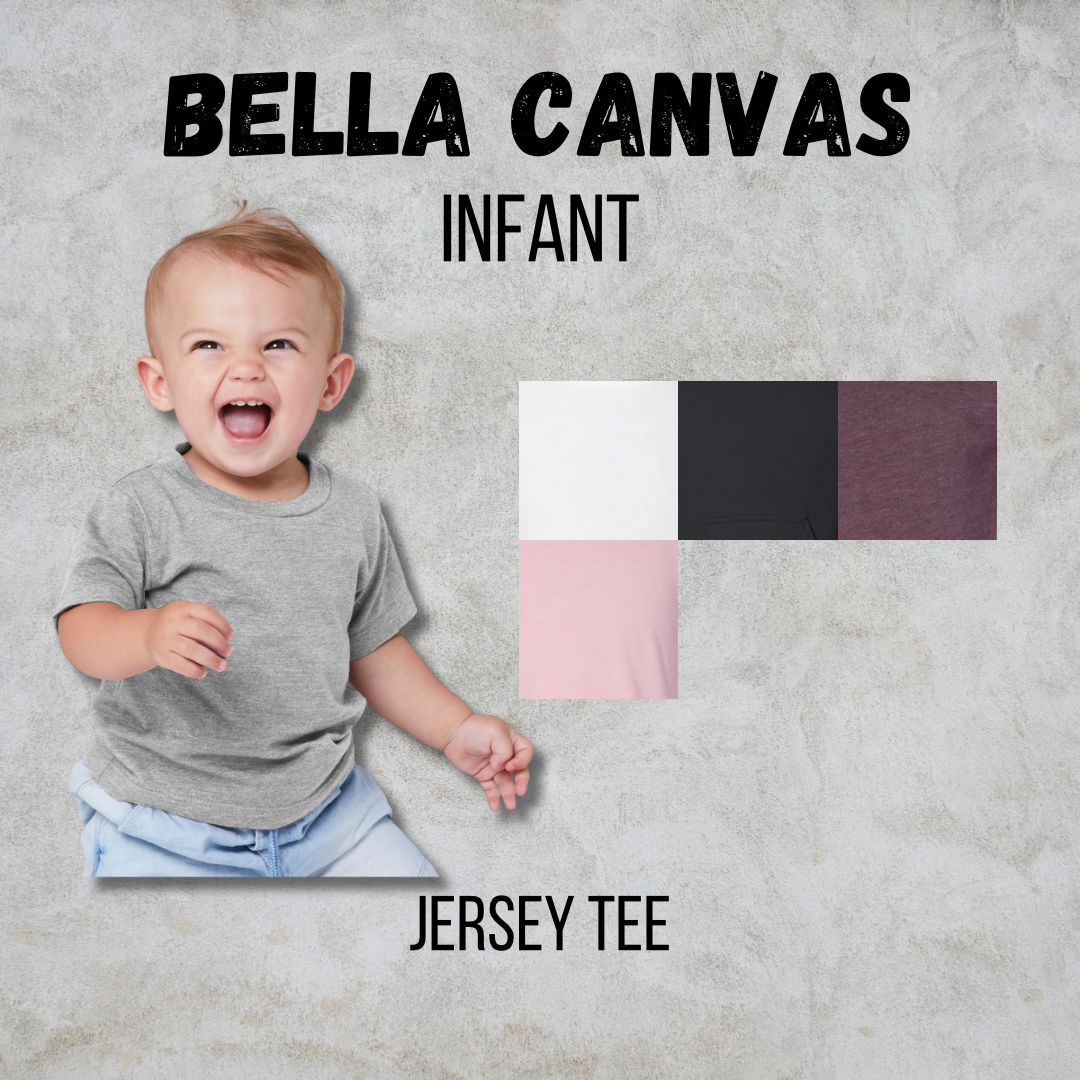 *COLLEGE FOOTBALL* MTO Infant - Bella Canvas - Jersey Tee