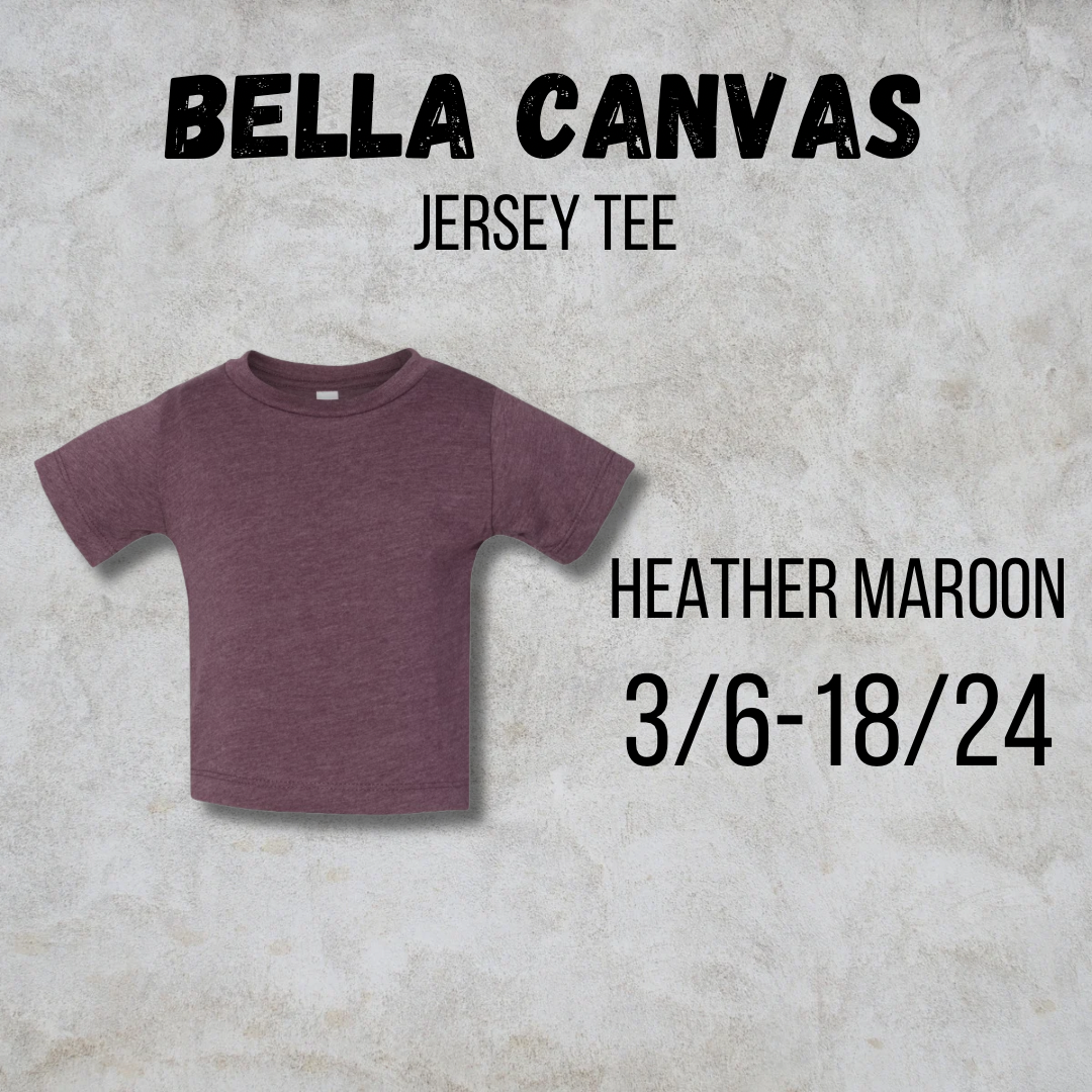 *COLLEGE FOOTBALL* MTO Infant - Bella Canvas - Jersey Tee