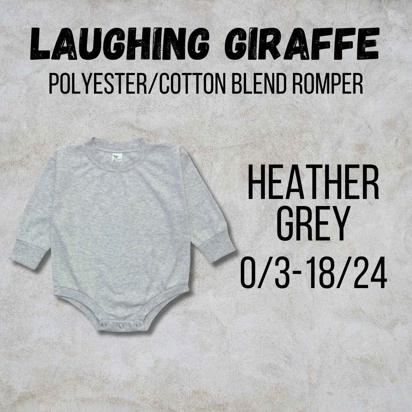 *COLLEGE FOOTBALL* MTO Infant - Laughing Giraffe - Polyester/Cotton Romper