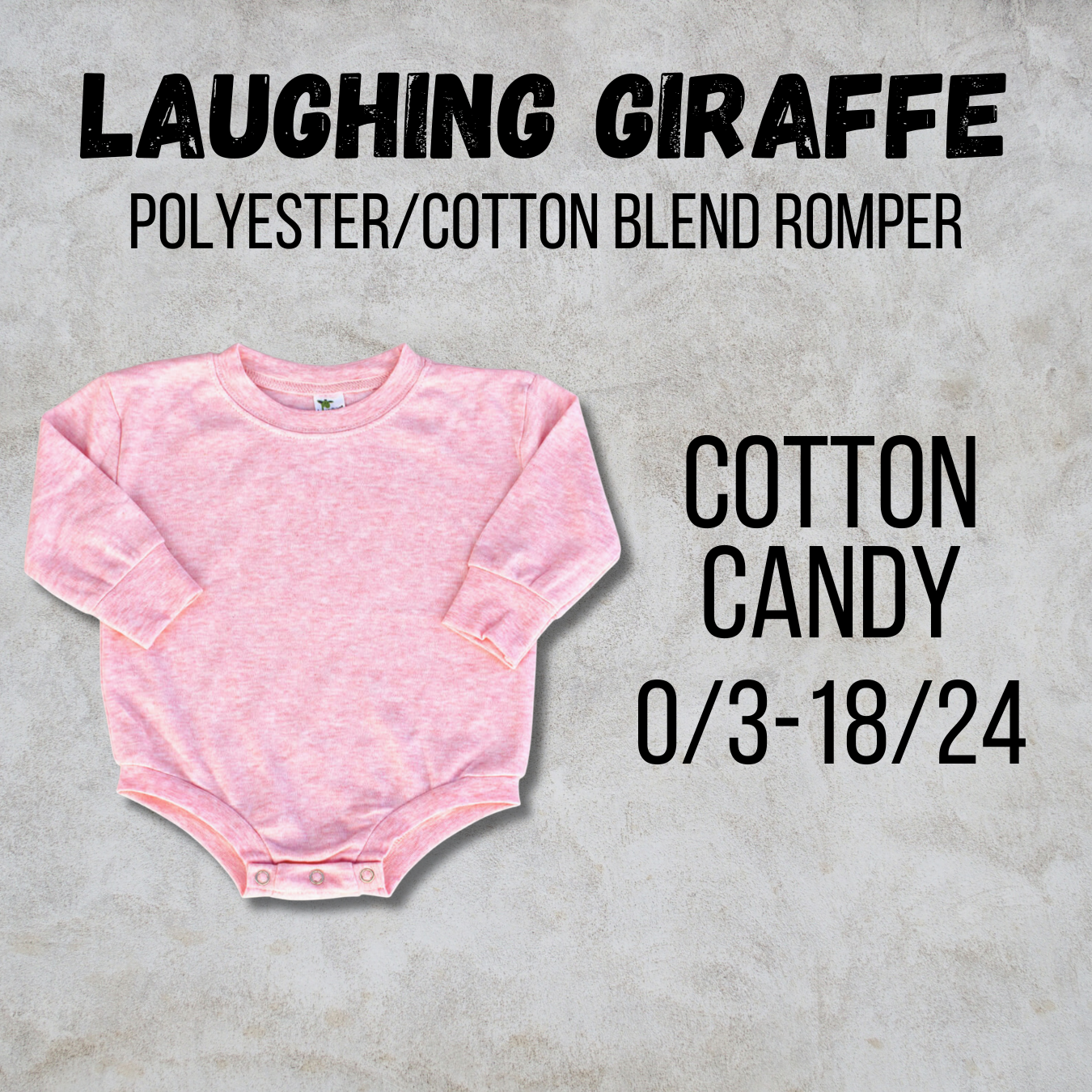 *COLLEGE FOOTBALL* MTO Infant - Laughing Giraffe - Polyester/Cotton Romper