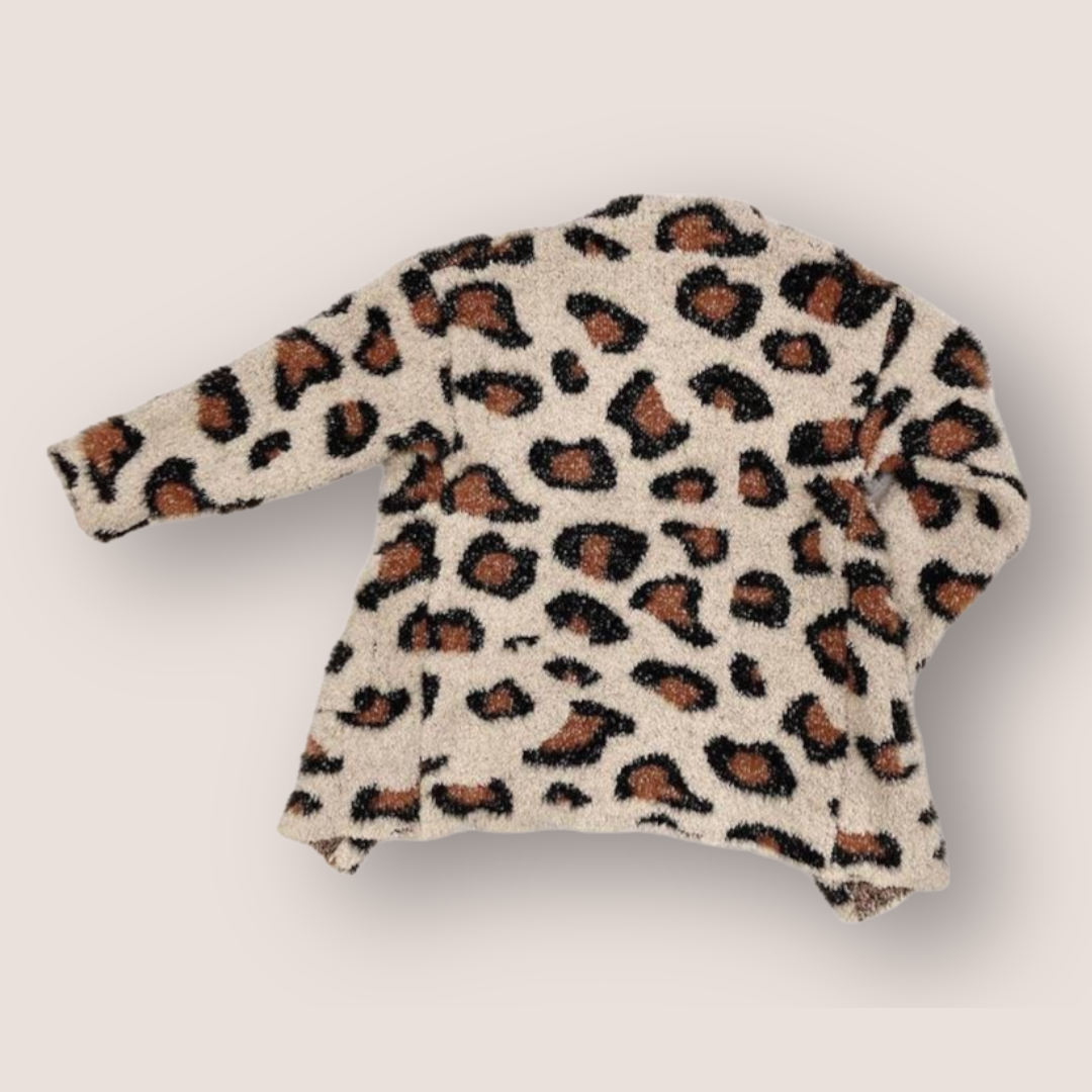 Fuzzy Leopard Cardigan