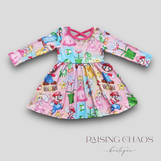 *PRE-ORDER* Mario Twirl Dress