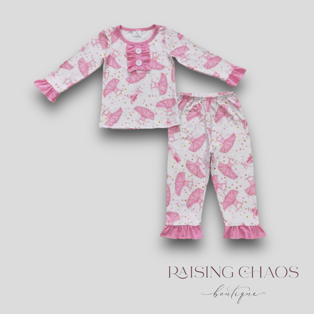*PRE-ORDER* Ballet Ruffle Lounge Set