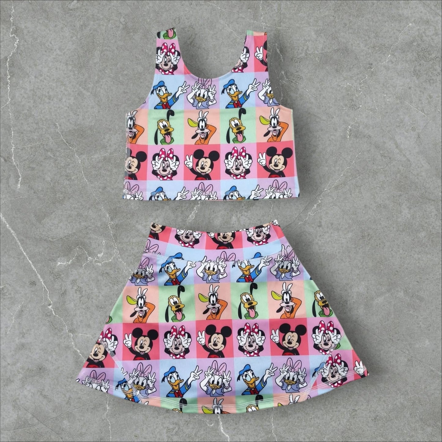 *PRE-ORDER* Mouse Athletic Skort Set