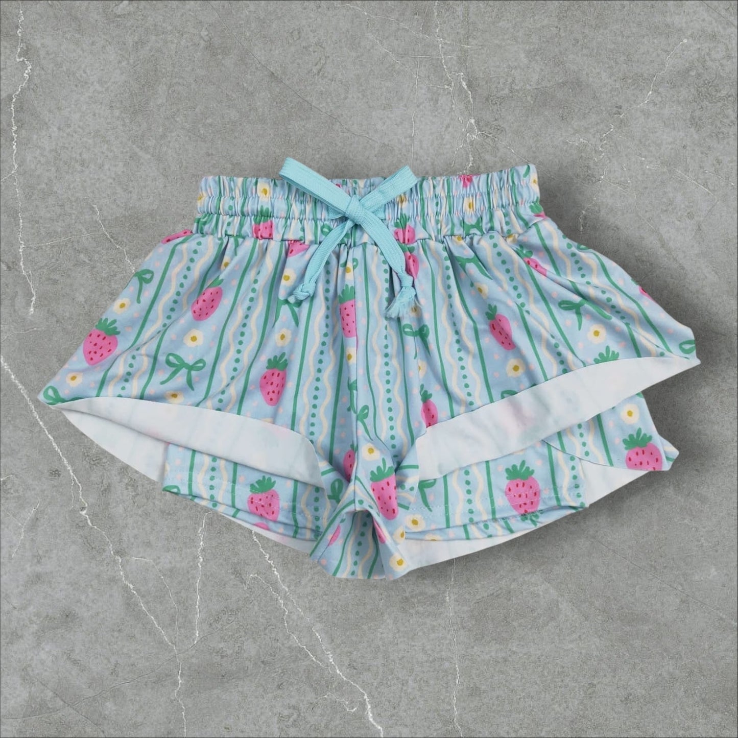 *PRE-ORDER* Strawberry Bows Athletic Shorts