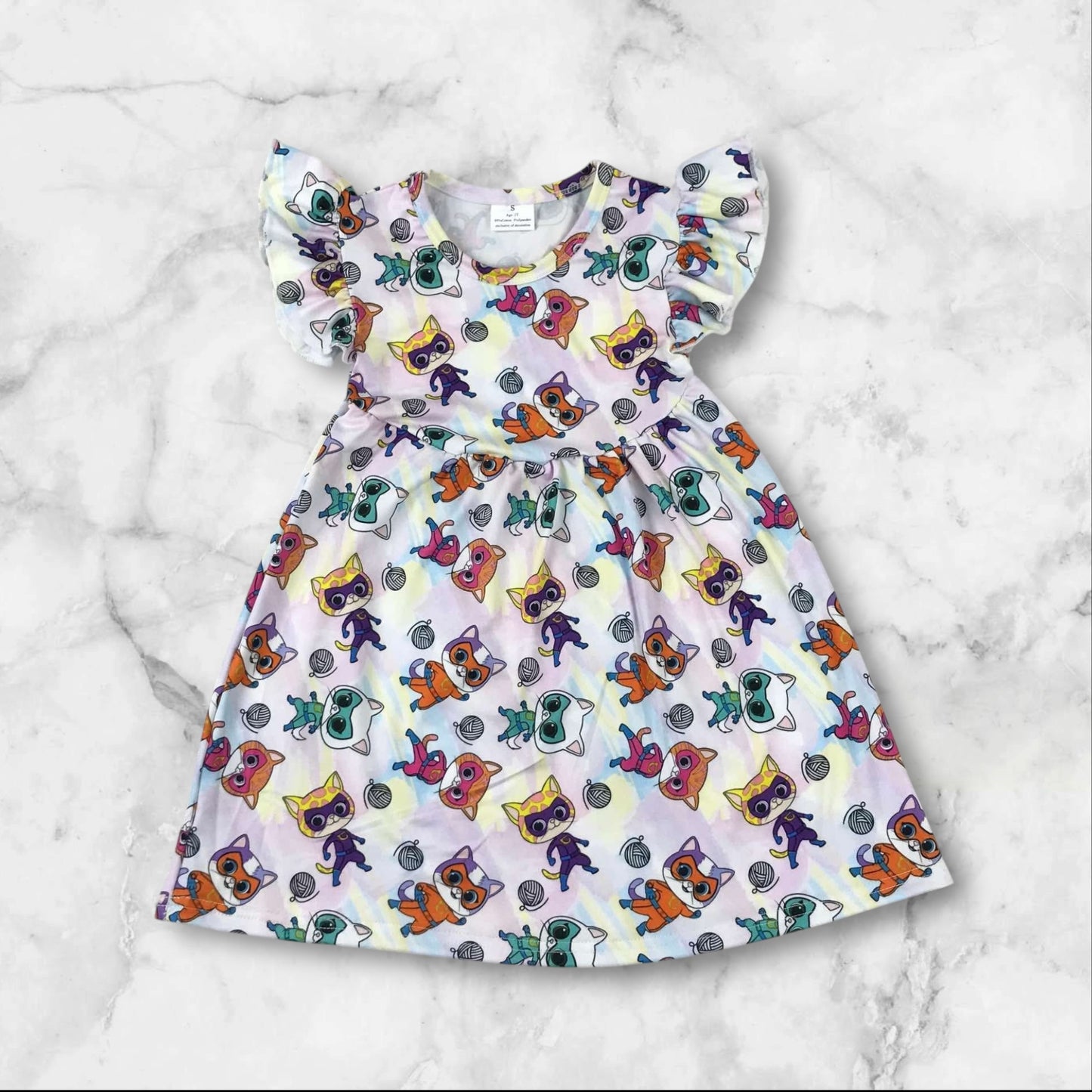 *PRE-ORDER* Super Kitties Dress