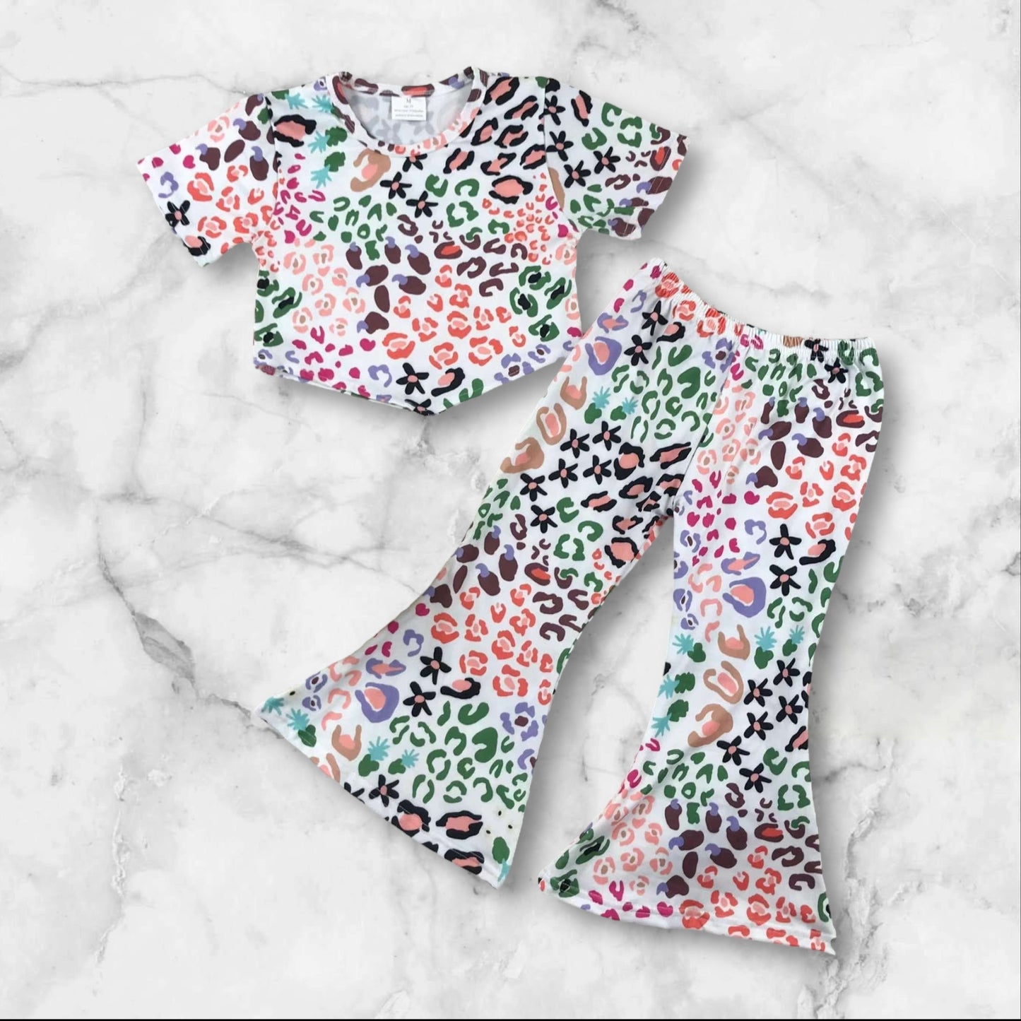 *PRE-ORDER* Leopard Flare Pants Set
