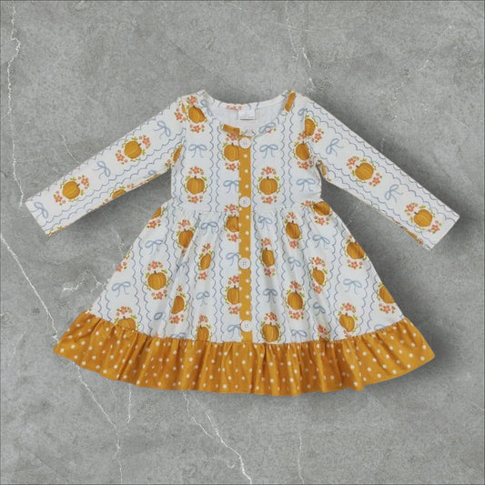 *PRE-ORDER* Fall Pumpkin Dress