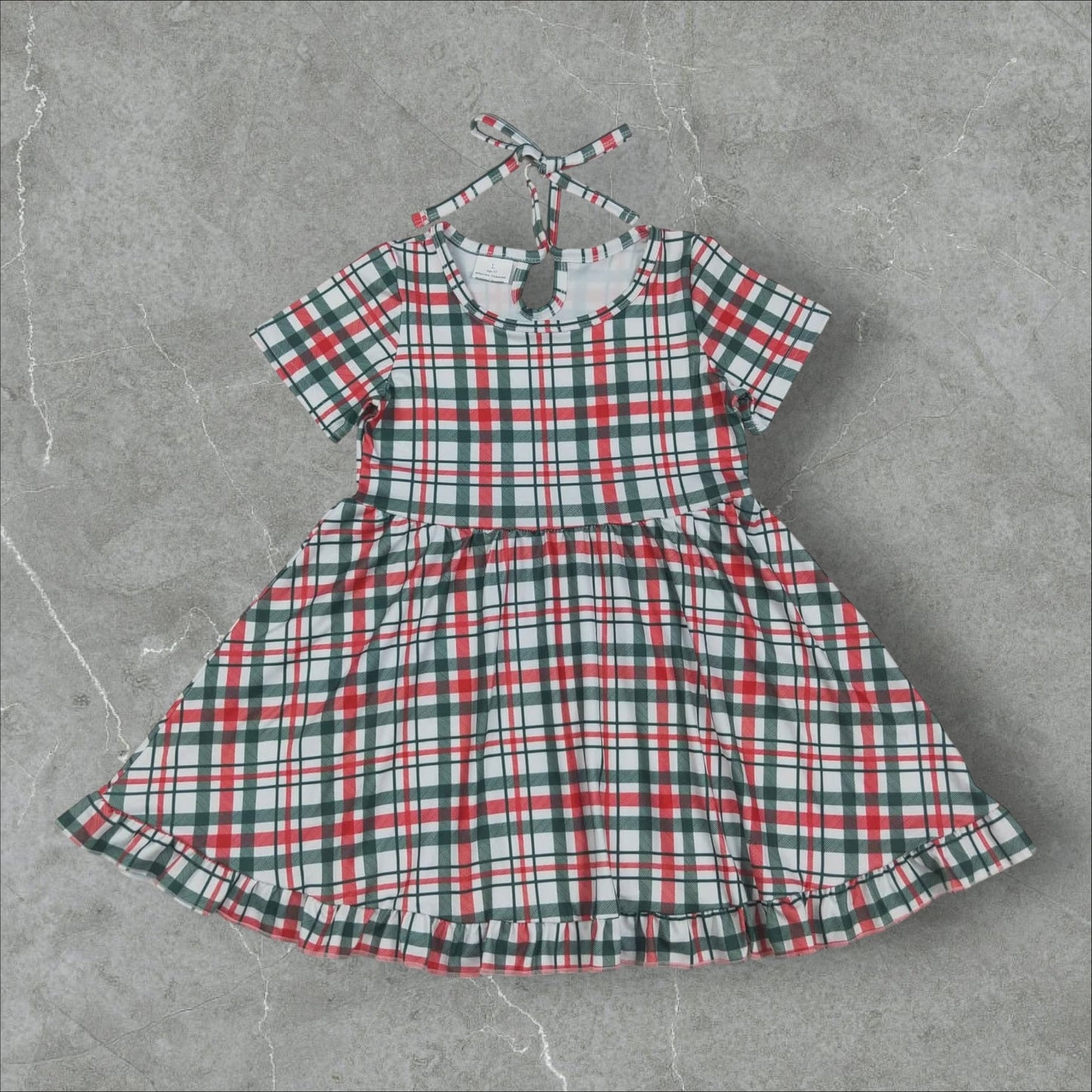 *PRE-ORDER* Christmas - Plaid Dress