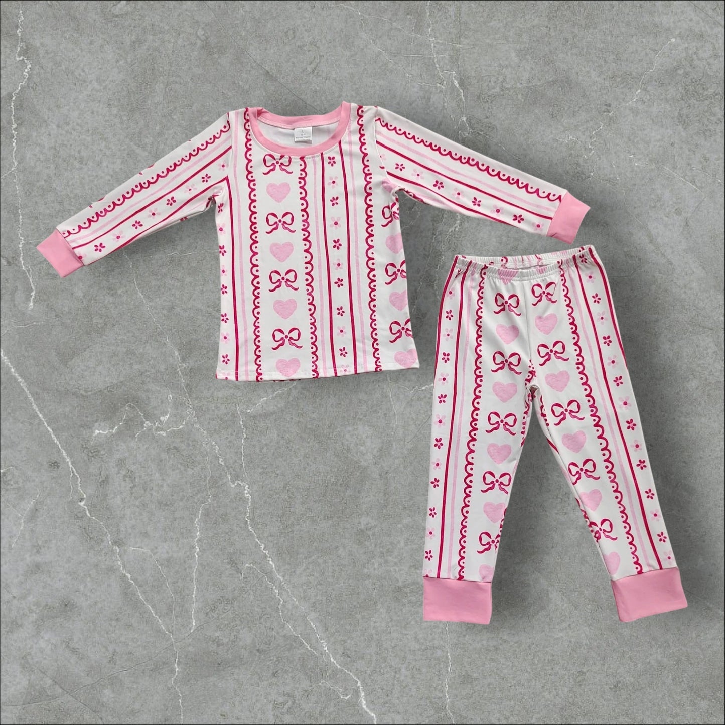 *PRE-ORDER* Pink Bows Lounge Set
