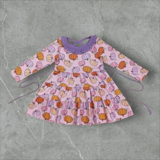 *PRE-ORDER* Fall Pumpkins Dress