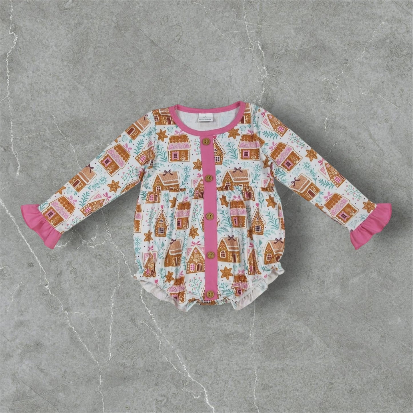 *PRE-ORDER* Christmas Gingerbread Romper