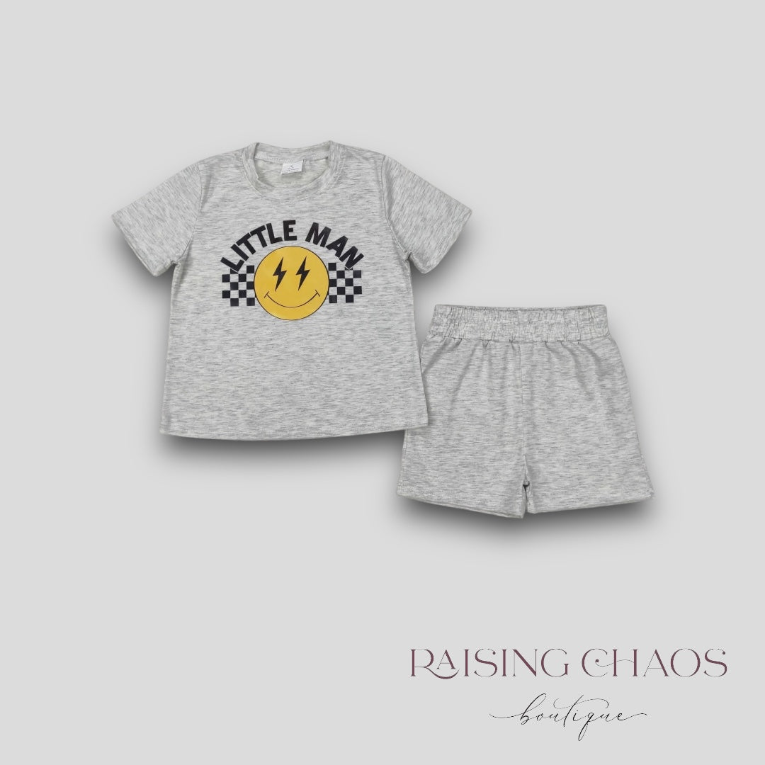 *PRE-ORDER* Little Man Shorts Set