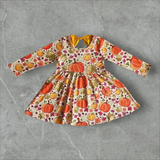 *PRE-ORDER* Fall Pumpkins Dress