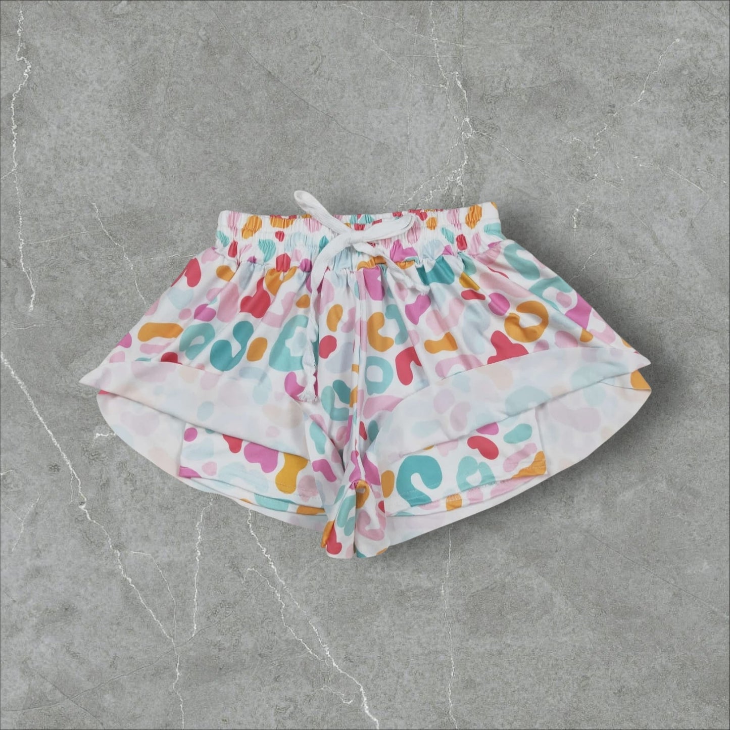 *PRE-ORDER* Colorful Leopard Athletic Shorts