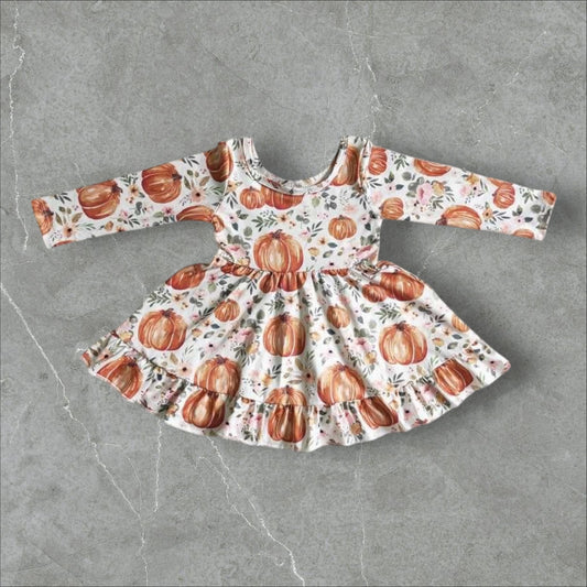 *PRE-ORDER* Fall Pumpkins Dress