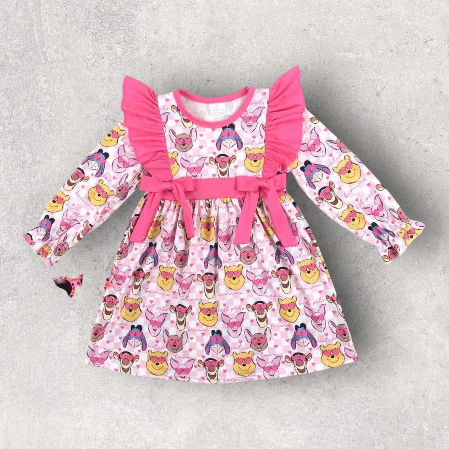 *PRE-ORDER* Valentine's Bear Twirl Dress