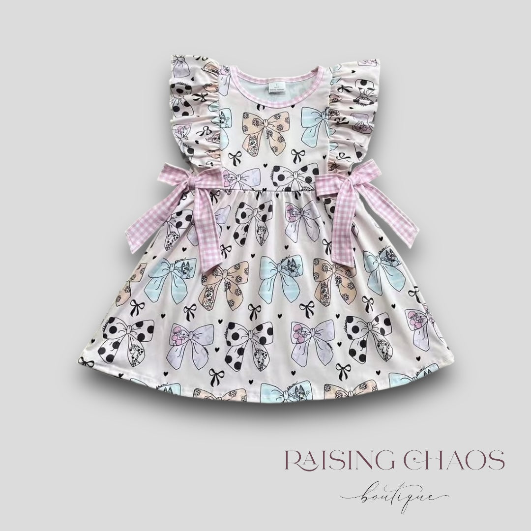 *PRE-ORDER* Heeler Bow Dress