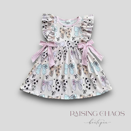 *PRE-ORDER* Heeler Bow Dress