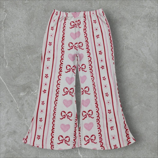 *PRE-ORDER* Valentine's - Bows Flare Pants