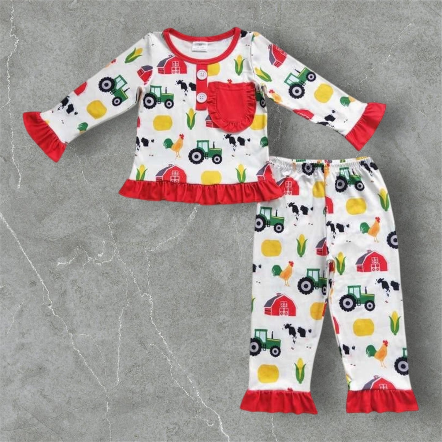 *PRE-ORDER* Farm Ruffle Lounge Set