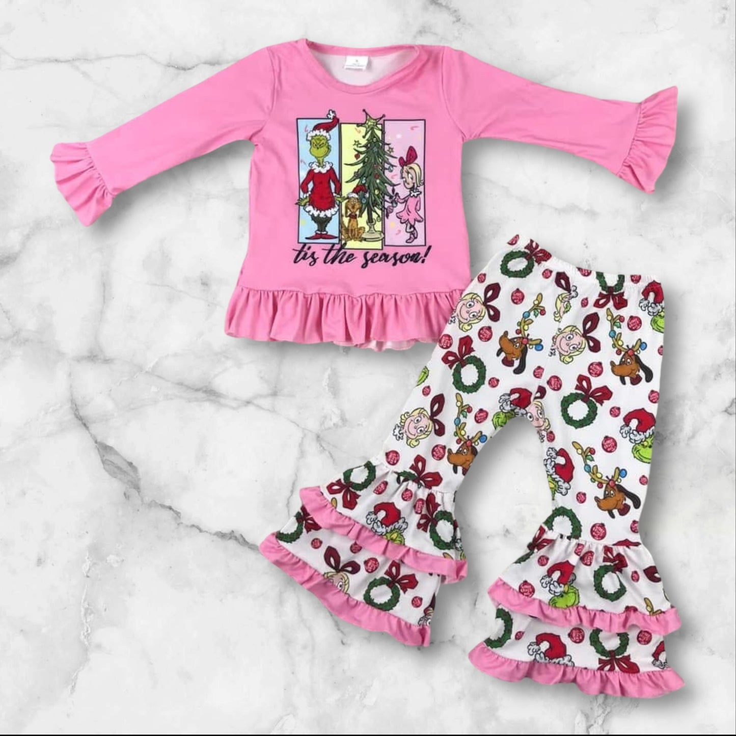 *PRE-ORDER* Christmas - Mean One Pant Set