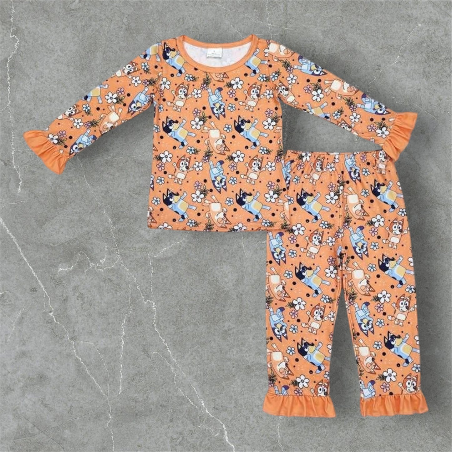 *PRE-ORDER* Halloween - Heeler Ruffle Lounge Set