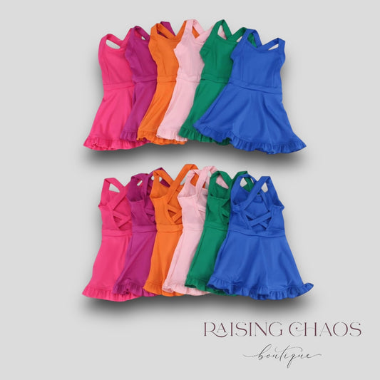 *PRE-ORDER* Athletic Dress w Built-In Shorts