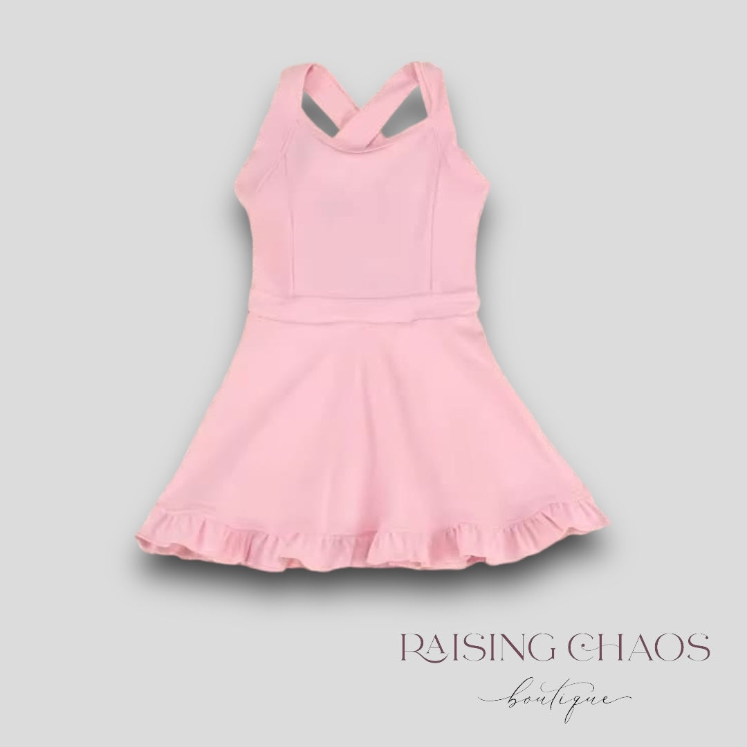 *PRE-ORDER* Athletic Dress w Built-In Shorts